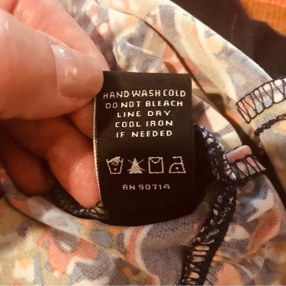 MSK Petite Colorful Paisley and Floral Print Sleeveless Mini Dress/Tunic Sz PL - Picture 5 of 7